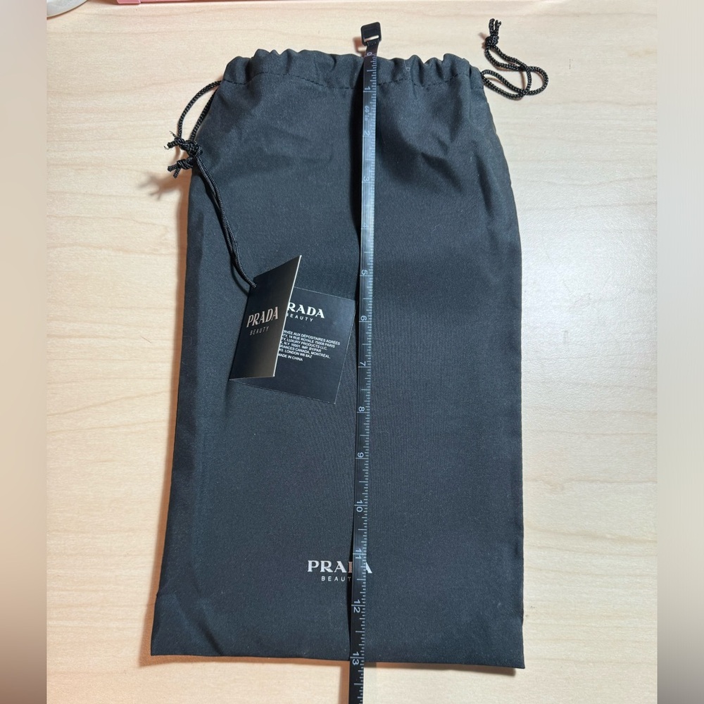 Prada Black Beauty Draw String Bag